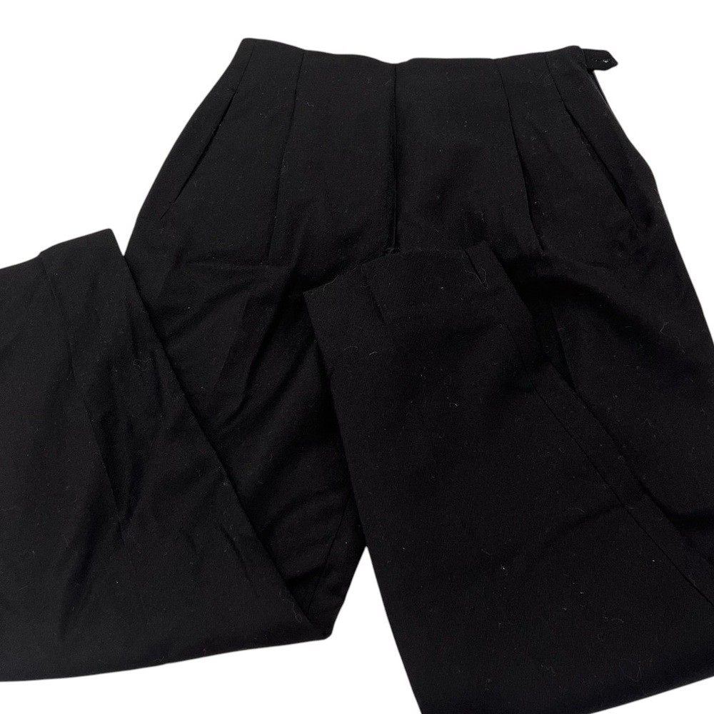 Herman Geist black trousers. 100% wool. Fully lined. Size 8.